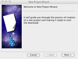 Project wizard 